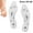 transparent, blue, black, variant on 1 pair Gel Acupressure Magnetic Insoles/Inserts for Foot/Feet Therapy, Massaging Insoles for Men & Women