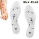 thumbnail image 1 of 1 par de plantillas magnéticas de acupresión con gel para terapia de pies y masaje para hombres y mujeres., 1 of 8