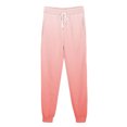 thumbnail image 3 of USNSM Women's Joggers Sweatpants Lounge High Waist Tapered Pants Gradient Drawstring Cinch Bottom Trousers with Pockets Watermelon Red S, 3 of 3