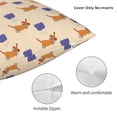 thumbnail image 3 of Yiaed Dachshund Print Pillow Covers Super Soft Decorative Square Throw Pillow Covers Case Cushion Covers for Sofa Couch Bedroom Car Decor（No pillow core）-12"x12", 3 of 7