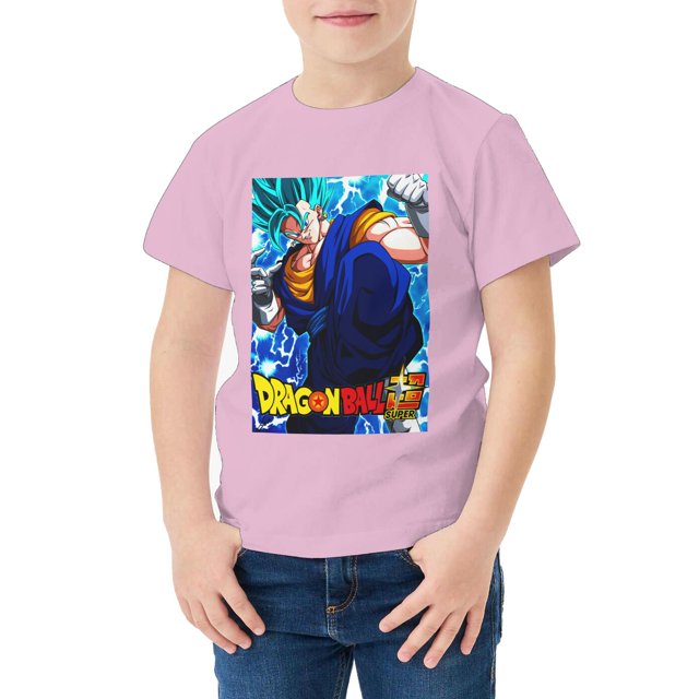 Camiseta Algodón de DBZ para niños