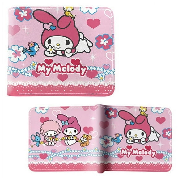 My Melody - Hello Kitty 4x5" Bi-Fold Wallet