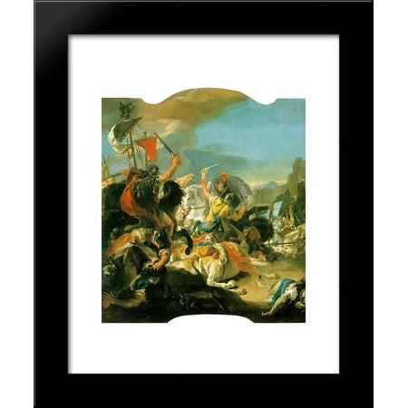 Battle of Vercellae 20x24 Framed Art Print by Giovanni Battista Tiepolo
