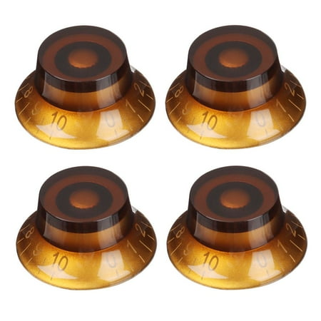 Plastic Guitar Accessories Replacement Electric Guitar Speed Control Tone Volume Knobs Hat Shape Knob Bass Tuning Switch