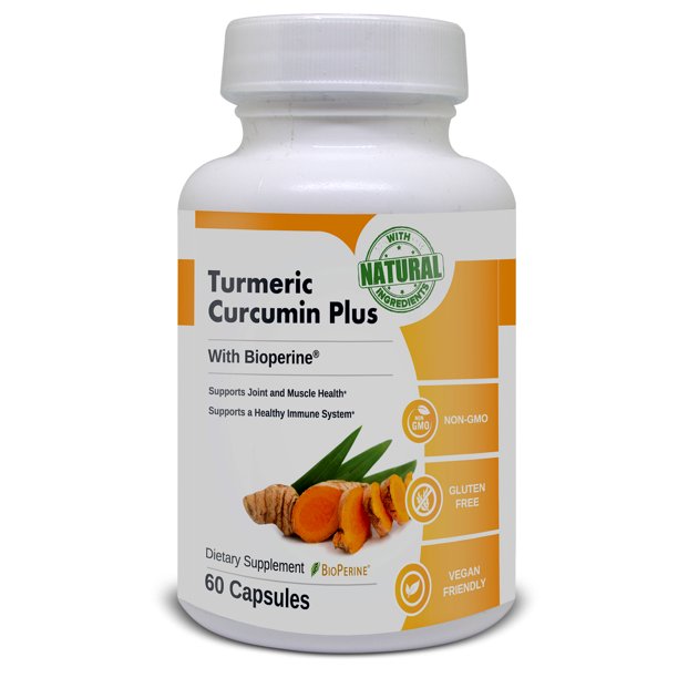 VitaPost Turmeric Curcumin Plus Supports Joints, Muscles & Immune