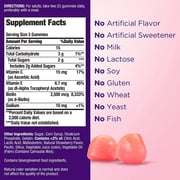 Natures Bounty Optimal Solutions Hair, Skin and Nails Gummies with Biotin, Strawberry Flavored 80 ea