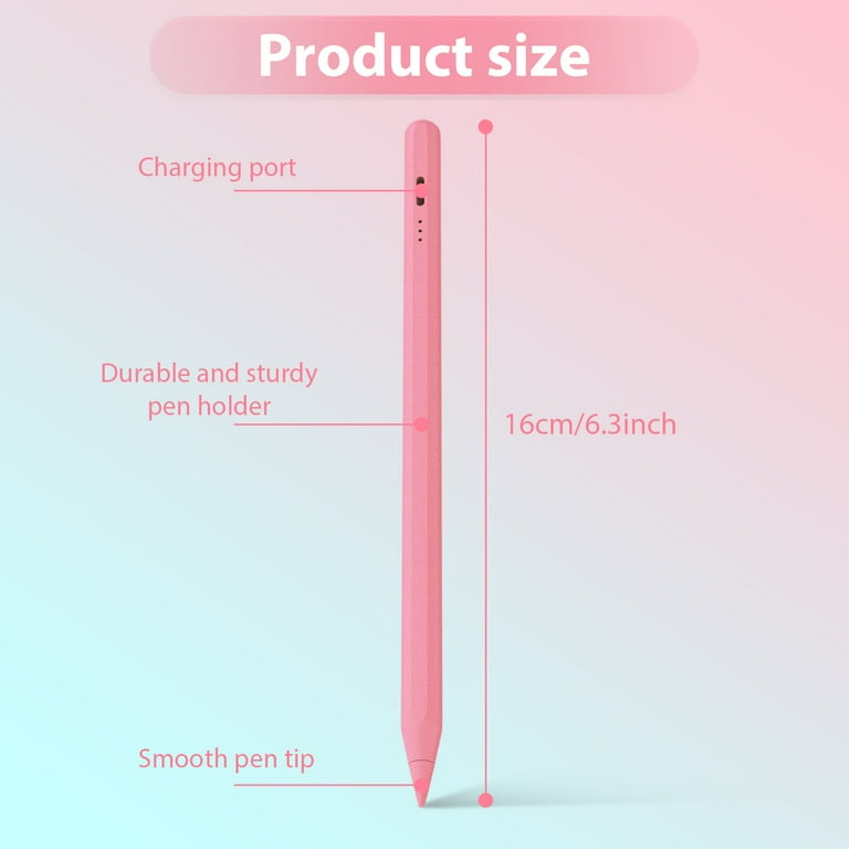 Stylus Pen for iPad W/Palm Rejection Tilt Sensitivity,13 Mins
