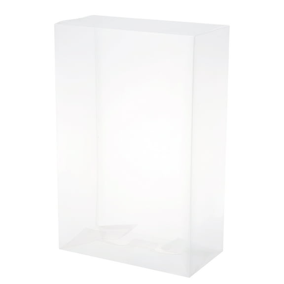 Uxcell 10 PCS Clear Gift Box 6"x5.6"x10.3" Transparent Candy Box Plastic Favor Boxes Packing