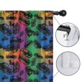 thumbnail image 4 of Blackout Kids Curtains,Rainbow Car Silhouette Pattern Childrens Insulated Curtains Set Of 2,Bedroom Essentials,Toddler Room Decor 52"x63", 4 of 5