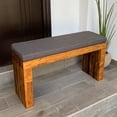 thumbnail image 1 of Banca con Cojín para Jardín para Interior o Exterior Para dos personas, Estilo Vintage De Madera Durable. D4 Moderno, 1 of 6