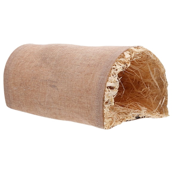 Bamboohart Pet Tunnel Toy for Small Animals Green Synthetic Material Durable Hideout 7 Inch Diameter