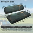 thumbnail image 3 of FUIALDOLG Dark Green Marble Print Univesal Seat Covers for Golf Cart Ezgo Ordinary Seats, Breathable Cloth Fashion Appearance Golf Cart Accessories, No Need Detaching Armrests, 3 of 8