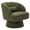 Green, variant on Swivel Barrel Accent Chair 360° Rotation, Modern Velvet Round Lounge Armchair with Striped Backrest & Ultra-Plush Padding, Cozy Reading Chair for Living Room, Bedroom, Reading Nook, Small Spaces
