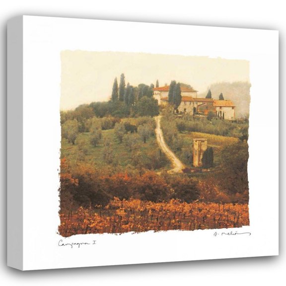Amy Melious 15x15 Gallery Wrapped Canvas Wall Art Titled - Campagna I