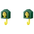 thumbnail image 3 of Toystoory Colgador de pared cocina baño gancho de almacenamiento toalla impermeable plástico antideslizante sala de estar hogar colgante Type1 NO1, 3 of 6