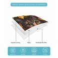 thumbnail image 4 of Fall Queen Size Down Alternative Comforter, Lightweight Comforter Quilt Bedding Set with Pillow Shams Thanksgiving Rustic Cat Orange Red Maple Leaf All Seasons Bed Comforter Duvet Insert 90"x96", 4 of 6