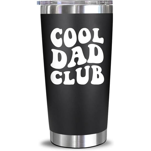 Christmas Gifts For Dad From Daughter Son Kids - Fathers Day Gift For Dad, Father, Step Dad - Funny Birthday Gifts For Men Dad New Dad Bonus Dad - 20 Oz Tumbler