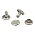 Dritz DoubleCap Rivets, 8mm Cap x 6mm Post, 24pk, Nickel