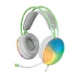 thumbnail image 6 of Wired Rainbow Multicolor Gaming Headset w/ Microphone: Stereo Surround, Bluetooth, 50mm Drivers, Xtreme Lightweight (PS4/PS5/Mac/Xbox/PC), 6 of 11