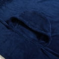 thumbnail image 5 of Pop Shop University Plush Hooded Throw Blanket with Pockets, Blue, Standard Throw, 5 of 5