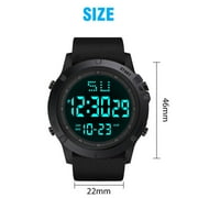 Tmalltide Mens Digital Watch Digital Watches with Stop Watch for Men- Sports Military Watches Waterproof Outdoor Chronograph Military Wrist Watches for Men with LED Back Ligh/Alarm/Date