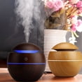 thumbnail image 4 of Mini humidificador USB para el hogar, rociador de escritorio de niebla fría con difusor de grano de madera claro colorido para oficina de aroma sidaley HA000559-04B, 4 of 6