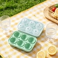 thumbnail image 5 of Baseball Ice Cube Tray with 6 Ball Compartments for Cocktails Soda and Summer Drinks Reusable Plastic Kitchen Freezer Mold, 5 of 6