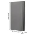 thumbnail image 5 of 12'' x 24'' Modern Wall-Mounted Double Shelf Shower Niche, Stainless Steel （Silver Gray）, 5 of 12
