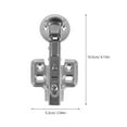 thumbnail image 2 of WEUVEB 4Pcs Light Grey Cabinet Soft Close Hinges with Sturdy Frame for Kitchen Door Replacement, 2 of 8