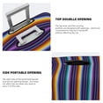 thumbnail image 3 of Pofeuu Colorful Mexican Stripes Print Luggage Suitcase Cover Protector Luggage Washable Covers Aesthetic for 18/24/28/32 inch Luggage（No luggage included）-Small, 3 of 7