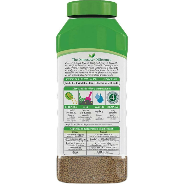 Osmocote Flower & Vegetable Smart-Release Plant Food – 2 Lbs, 14-14-14