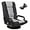 Black/ Grey, variant on GOFLAME Swivel Gaming Floor Chair, 360 Degree Folding Chair with Adjustable 6-Position Backrest and Armrest, Lazy Sofa Lounger for TV, Reading, Playing Video Games (Black/Grey)