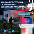 thumbnail image 4 of 2pcs Cámaras De Seguridad Exterior Wifi Hd Ip Visión Alarma Malubero, Color Blanco, 4 of 5