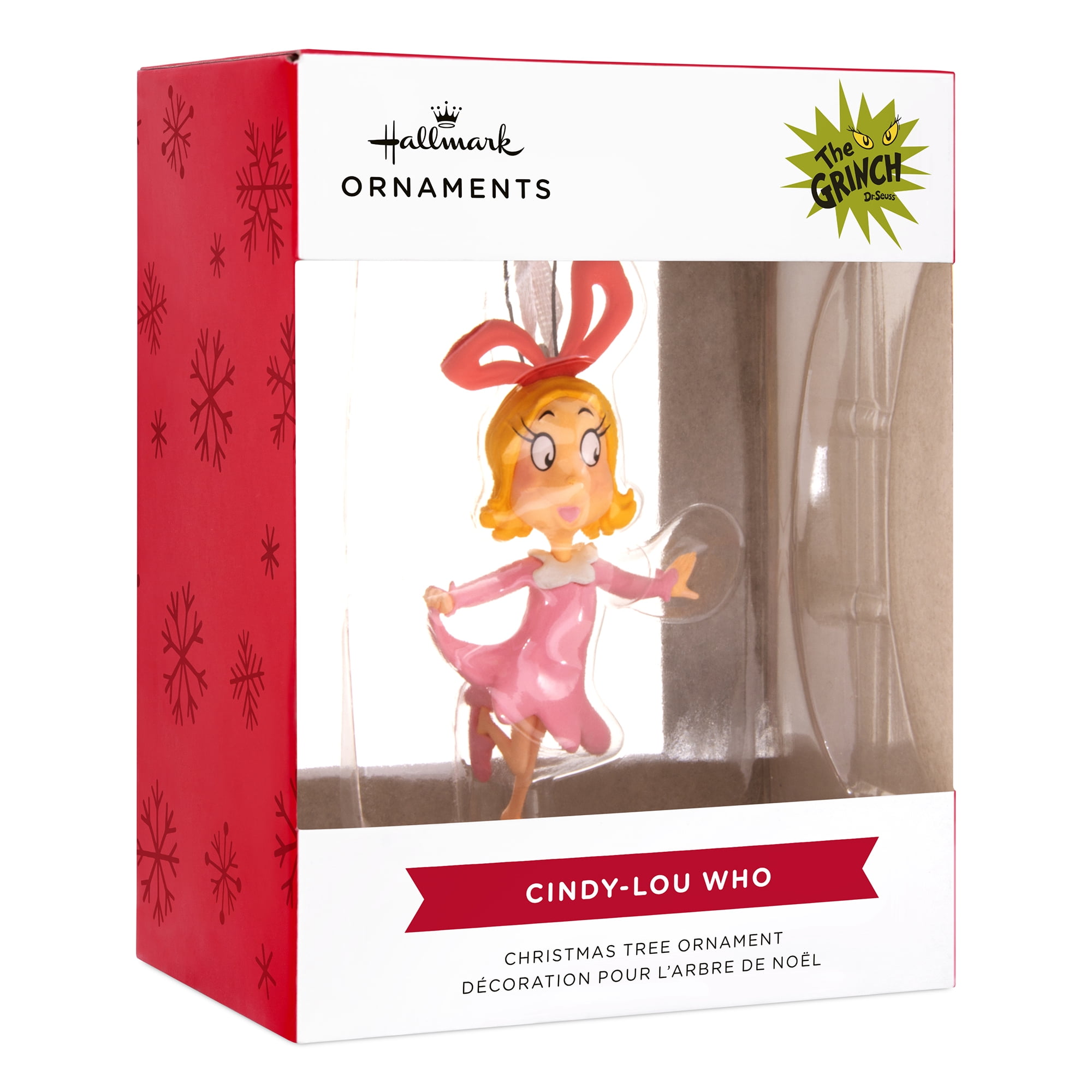 Hallmark Dr. Seuss's How the Grinch Stole Christmas! Cindy-Lou Who Christmas Ornament, Christmas Movie Gifts