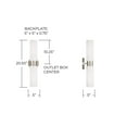 thumbnail image 3 of Capital Lighting 652621BN Theo 2 Light 5" Wide Bath Bar - Nickel, 3 of 7