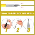 thumbnail image 4 of 3Pcs Mechanical Carpenter Pencils Set with Built-In Sharpener for Steel,Pipe Fitter Welder,Construction Woodworker A, 4 of 7