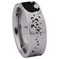 thumbnail image 3 of Bear and Butterfly Tungsten Carbide Ring, 3 of 6