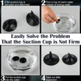 thumbnail image 3 of JFBUJC 24 Pack Car Glass Windshield Sunshade Suction Cups Small PVC Sucker Car Window Suction Cup for Automotive Visor, 3 of 5