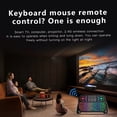 thumbnail image 6 of RGB Mini Keyboard Bluetooth 5.0 Keyboard 2.4G Wireless Keyboard Dual-mode Rechargeable Keyboard with Toucad for Android TV Box, 6 of 9