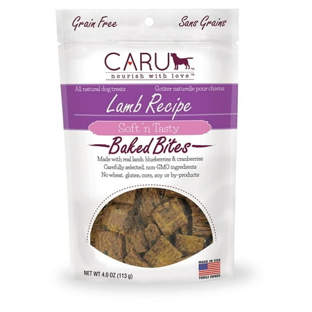 Natural Recipe Bites Dog Treat Lamb, Made in the USA, by