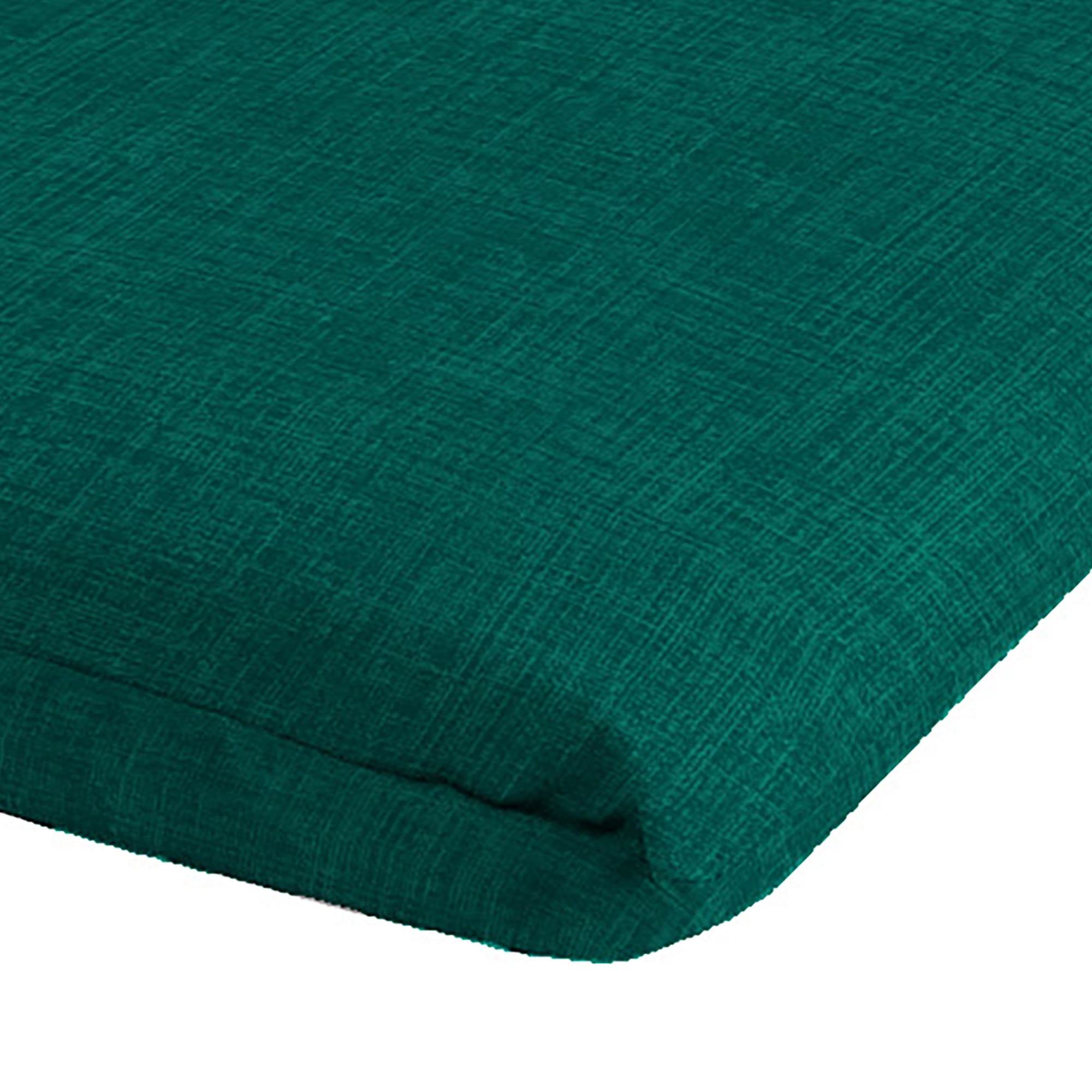 Jordan Manufacturing 50" x 18" Celosia Antique Teal Crosshatch Rectangular Outdoor Adirondack Chair Cushion with Ties