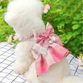 thumbnail image 3 of Dog Harness And Leash Set Checked Soft Breathable Cat Clothes Vest For Puppy Dogs Dress Teddy Bichon Pet Accessories XS-L ShopWise Round, 3 of 18
