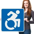thumbnail image 2 of New York Handicap Parking Sign, Accessible Graphic Only Sign,, 2 of 8