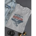 thumbnail image 3 of Brooklyn Denim Logo T-Shirt Women -Image by Shutterstock, Female 4X-Large, 3 of 4