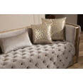 thumbnail image 5 of Modern Chesterfield Sofa Couch, 93" Velvet Cloud Couch and Luxury Loveseat for Living Room, 5 Seater Button Tufted Sofas with Pillows and Gold Armrests, Taupe, 5 of 7