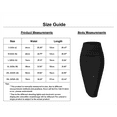 thumbnail image 5 of Women's Premium Nylon Ponte Stretch High Waist Pencil Suit Skirt Below Knee, 5 of 5