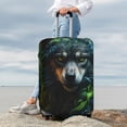 thumbnail image 6 of Picia Realistic Style Colorful Wolf A Luggage Protector Cover Thicken Suitcase Protector Cover Fit 18-32 Inch Luggage-X-Large, 6 of 9
