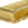 thumbnail image 4 of Parkland Collection Catia 12x24" Square Fabric Throw Pillow in Yellow/Beige, 4 of 7
