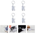 thumbnail image 2 of 4pcs Locomotive Key Holder Unique Key Rings Keychains Key Decoration Bag Pendant, 2 of 8