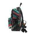 thumbnail image 4 of FORMRS School Backpack with Front Zippered Pocket 12" Student Travel Daypack, Abstract Stripes, 4 of 6